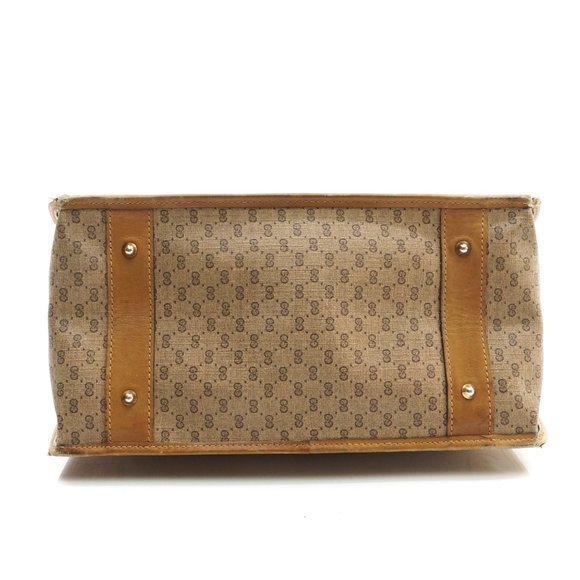 Auth Gucci Micro Gg Hand Bag Brown #15988V12 - Picture 6 of 14